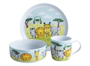 4009290173551 - Kindergeschirr Set Safari 3er Set