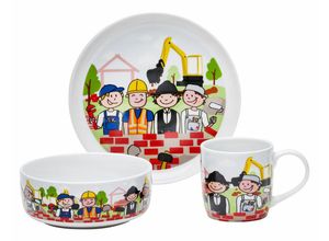 4009290176392 - Kindergeschirr Set Baustelle 3er Set