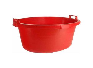 4009292103037 - - Wanne oval 75 cm 60 l rot hochstehende Griffe