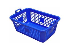 4009292151021 - - Wäschekorb eckig 26 l 50 cm blau