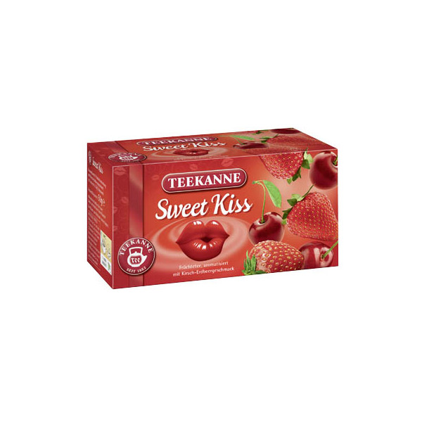 4009300005230 - Früchtetee Sweet Kiss Erdbeer Kirsch kuvertiert 20x 3g Beutel 240 Stück