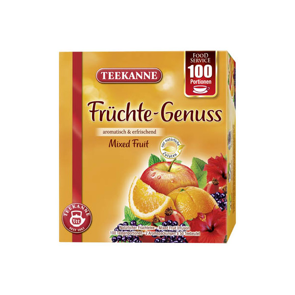 4009300012184 - TEEKANNE Früchte Genuss Tee 100 Portionen