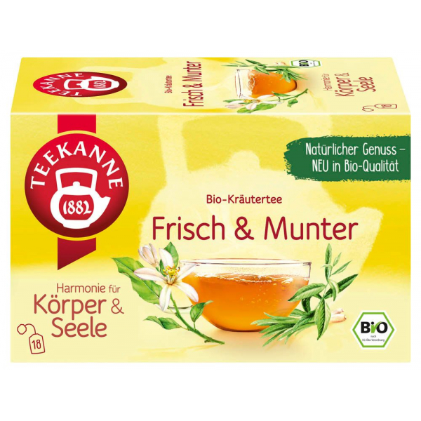 4009300020790 - Frisch & Munter Bio-Tee 18 Portionen 4009300020790 36 Gramm