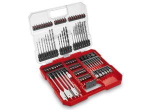 4009311087881 - Original XL-CASE 95-tlg Bit- und Bohrer-Set (Bits diverse Bohrer Schnellwechselbithalter Steckschlüssel Senker Bohrstopper Stiftschlüssel inkl Aufbewahrungsbox)