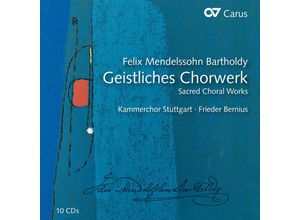 4009350830202 - Geistliches Chorwerk - Bernius Kammerchor Stuttgart Pregardien Kobow Zies (CD)