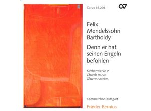 4009350832039 - Denn Er Hat Seinen Engeln Befohlen (Kirchenwerke V - Kammerchor Stuttgart Frieder Bernius (CD)