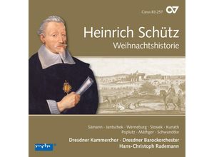 4009350832572 - Weihnachtshistorie (Schütz-Edition Vol10) - Rademann Dresdner Kammerchor Dresdner Barockorch (CD)