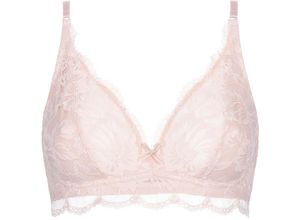 4009602791299 - Amazing Bralette schmale Träger Spitzenapplikation für Damen rosa 75C