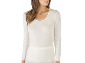 4009603995085 - Exquisite Unterhemd Langarm Rundhals für Damen weiß 48