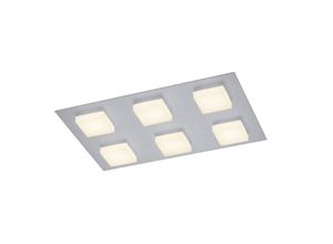 4009669036784 - BANKAMP Luno LED-Deckenleuchte 6-flammig silber