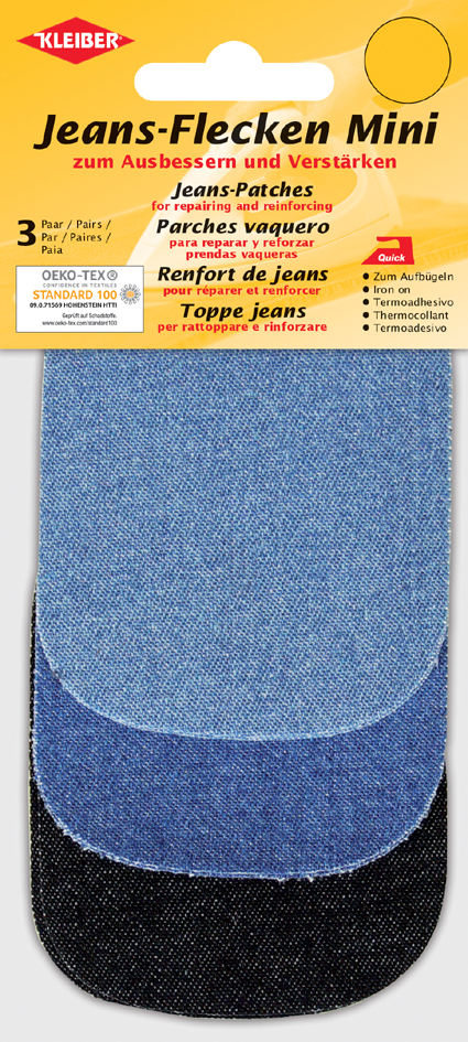 4009691349012 - KLEIBER Jeans-Flecken Mini Sortierung 1 90 x 70 mm farbig