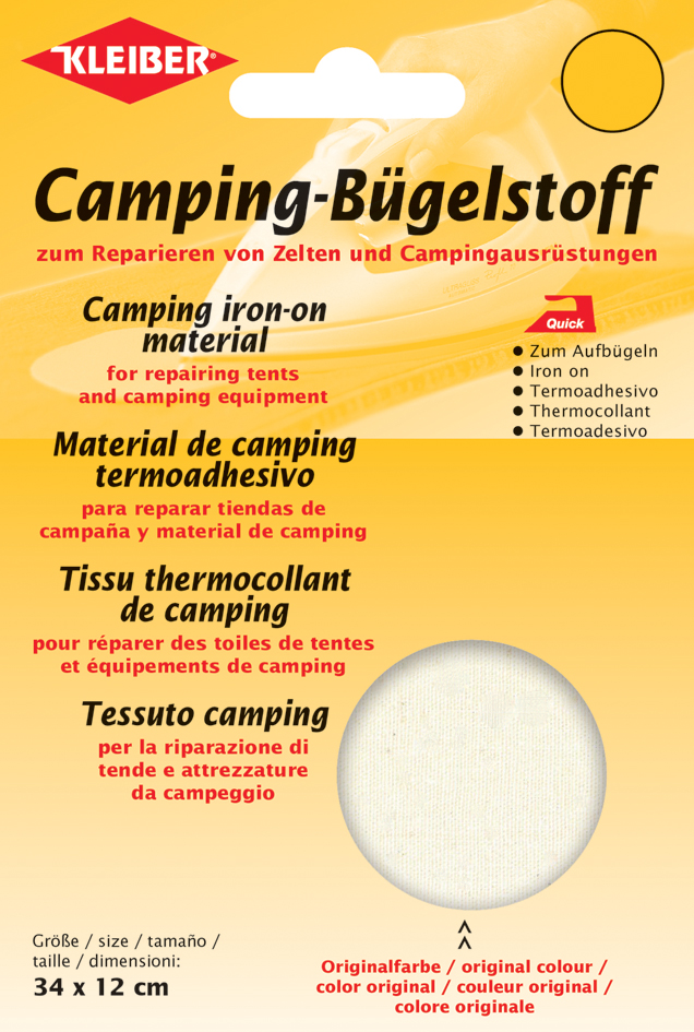 4009691380060 - KLEIBER Quick-Camping-Bügelstoff 340 x 120 mm rohweiß