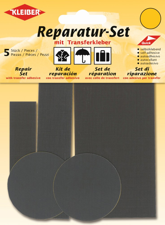 4009691430017 - KLEIBER Flicken-Reparatur-Set grau 4009691430017 - KLEIBER Flicken-Reparatur-Set grau