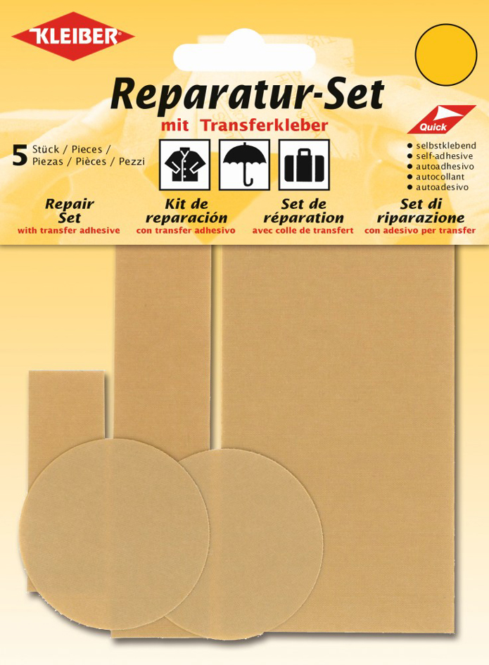 4009691430024 - KLEIBER Flicken-Reparatur-Set beige