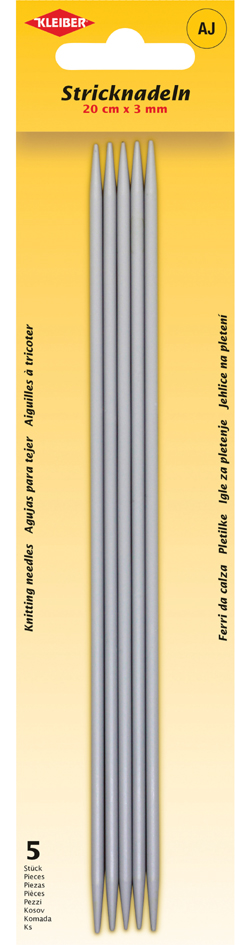 4009691699629 - KLEIBER Stricknadel-Set   Strumpfspiele 200 mm x 30 mm