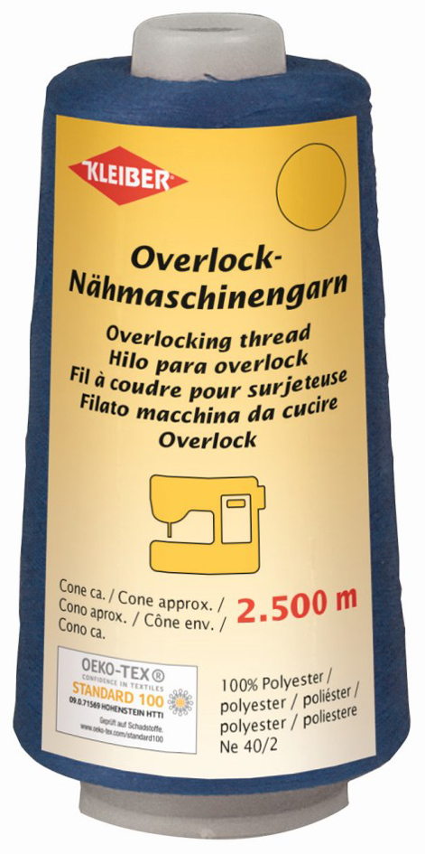 4009691711086 - KLEIBER Overlock-Nähmaschinengarn 2500 m dunkelblau