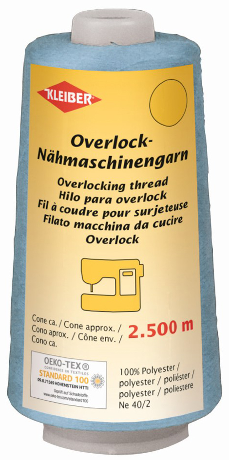 4009691711093 - KLEIBER Overlock-Nähmaschinengarn 2500 m hellblau