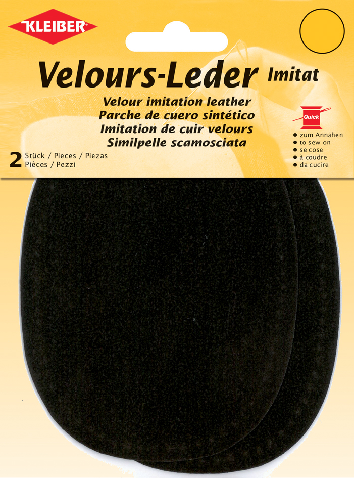 4009691896035 - KLEIBER Velour-Leder-Imitat 100 x 130 mm dunkelbraun