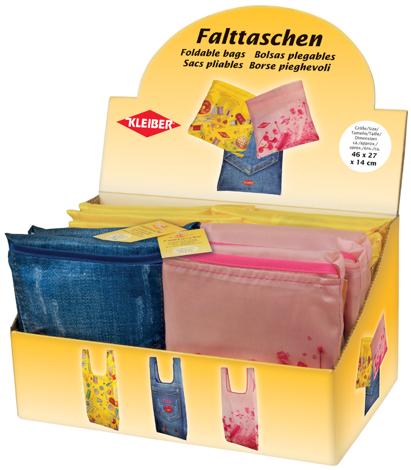 4009691932054 - KLEIBER Falttaschen 24er Display