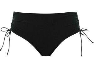 4009706311072 - ROSA FAIA Island Hopping Collection Bikini-Hose Ive Raffungen schnelltrocknend für Damen schwarz 42