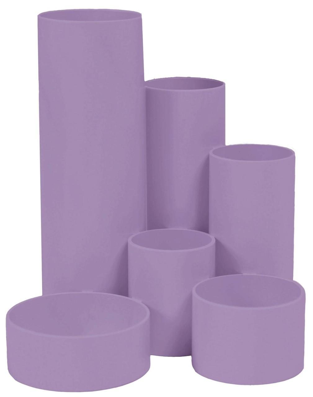 4009793845481 - Stiftehalter Schreibtisch-Boy lavendel Polystyrol 6 Fächer 129 x 139 x 147 cm 4009793845481 M&M