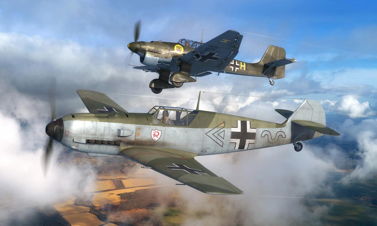 4009803037707 - Messerschmitt Bf109 E & Junkers Ju 87B Stuka