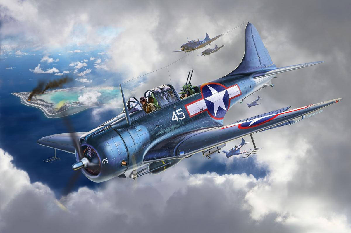 4009803038698 - 03869 - SBD-5 Dauntless Navyfighter