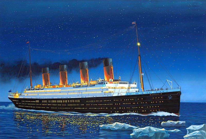 4009803052106 - RMS Titanic - 1700 - Passenger ship - RMS Titanic - Assembly kit - Fortgeschritten - Kunststoff (MR-5210) 4009803052106 - RMS Titanic - 1700 - Passenger ship - RMS Titanic - Assembly kit - Fortgeschritten - Kunststoff (MR-5210)