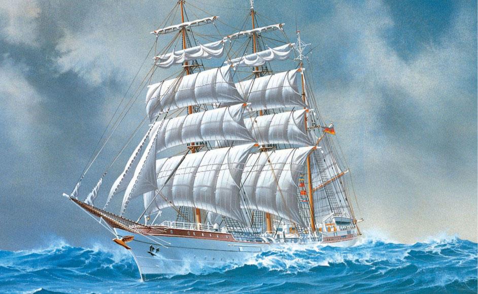 4009803054322 - 05432 Gorch Fock Schiffsmodell Bausatz 1350