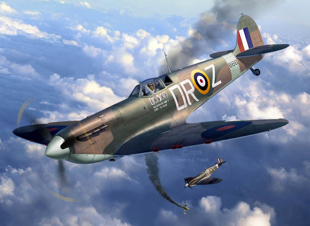 4009803056883 - 05688 - Spitfire MkII Aces High Iron Maiden