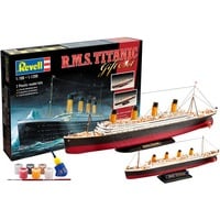 4009803057279 - Geschenkset RMS Titanic Modellbausatz mit Basiszubehör im Maßstab 1700 & 11200 172 Teile 385 + 223 cm