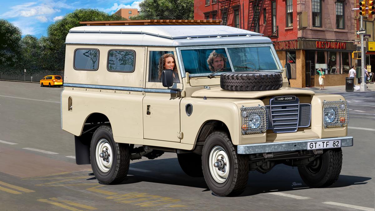 4009803070568 - 07056 Land Rover Series III LWB (commercial) Automodell Bausatz 124 4009803070568 - 07056 Land Rover Series III LWB (commercial) Automodell Bausatz 124