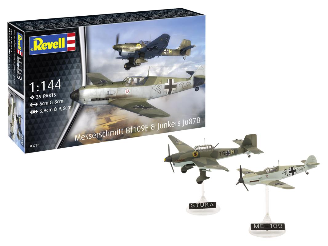 4009803563770 - Model Set - Messerschmitt Bf 109E & Junkers Ju 87B Stuka