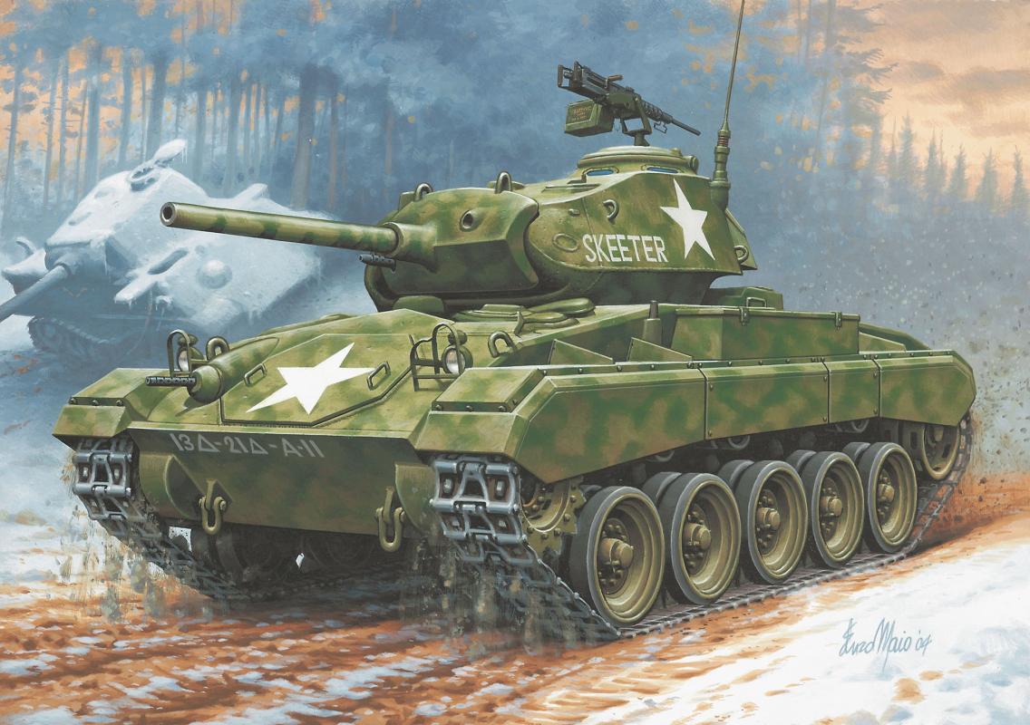 4009803633237 - Model Set - M24 Chaffee