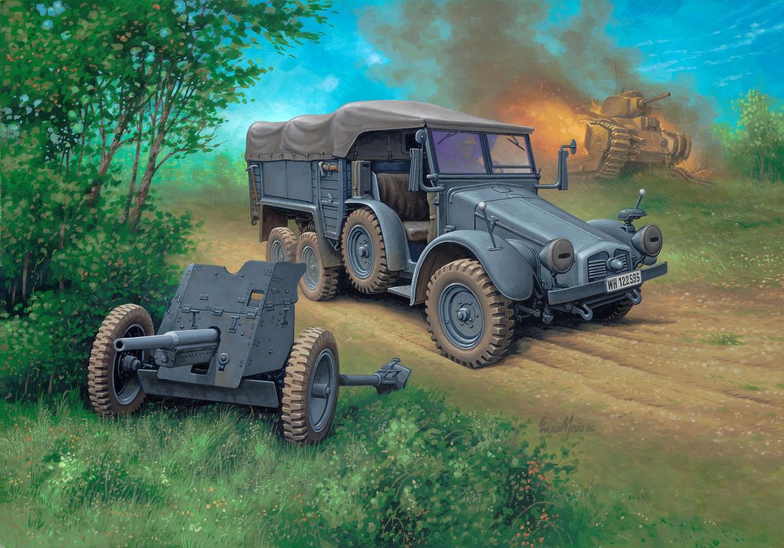 4009803633442 - Model Set - Krupp Protze KFZ 69