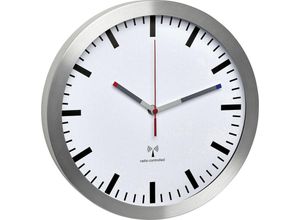 4009816029744 - Tfa Dostmann - 60352802 Funk Wanduhr 300 mm x 45 mm Aluminium Schleichendes Uhrwerk (lautlos)