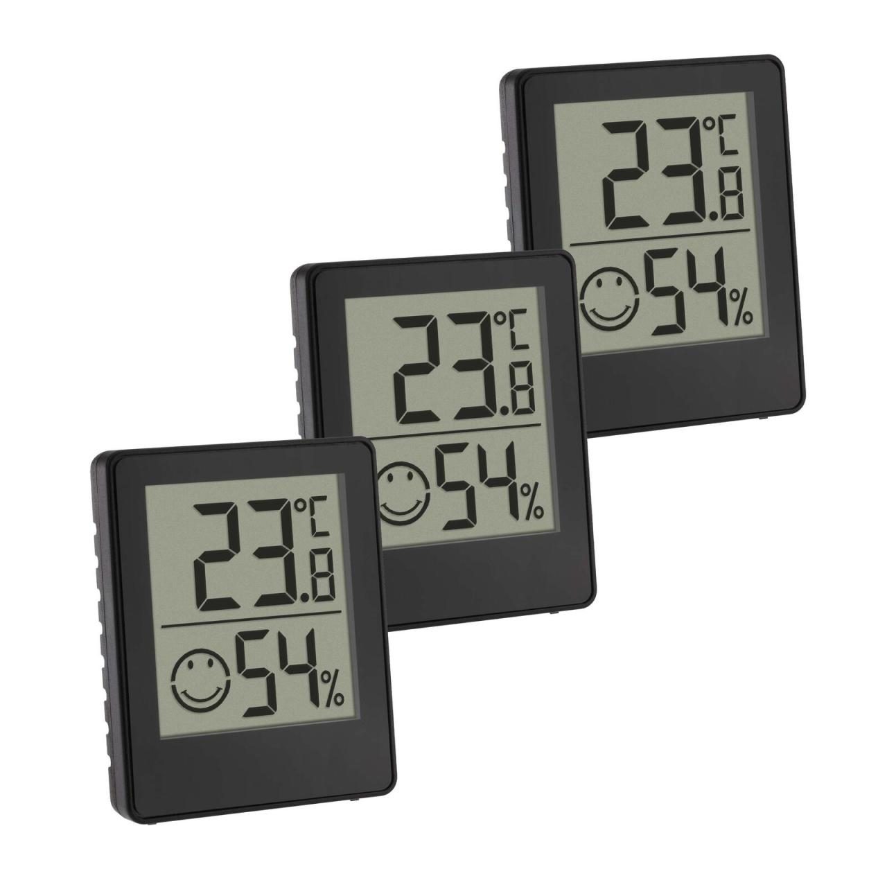 4009816040626 - 305039 Hygrometer schwarz 4009816040626  3 Stück