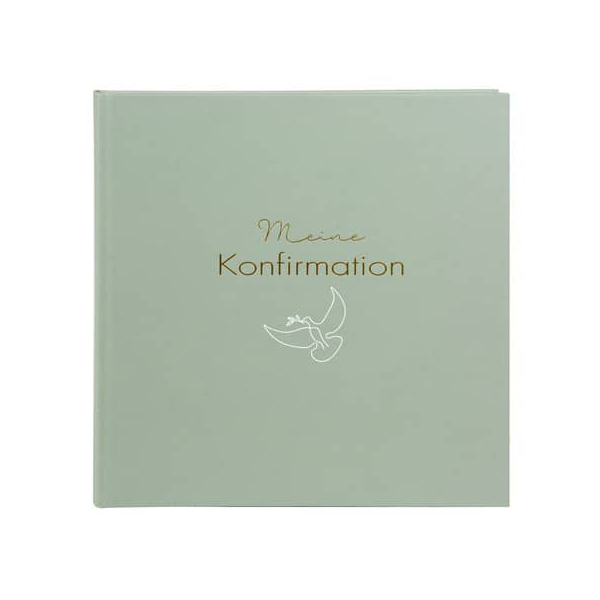 4009835030462 - Konfirmationsalbum Friedenstaube eukalyp 4009835030462 Goldbuch