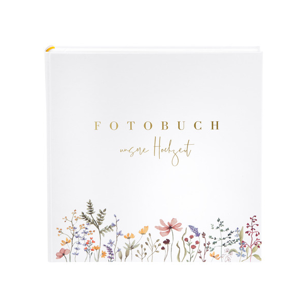 4009835080443 - Fotobuch uHochzeit Blütenliebe weiß 4009835080443 Goldbuch
