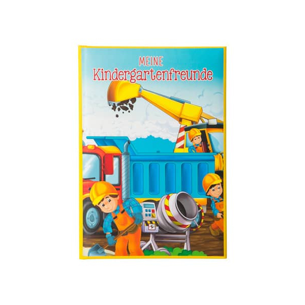 4009835432167 - Freundebuch Kindergarten Baustelle - 88 illustrierte Seiten A5 4009835432167 GOLDBUCH