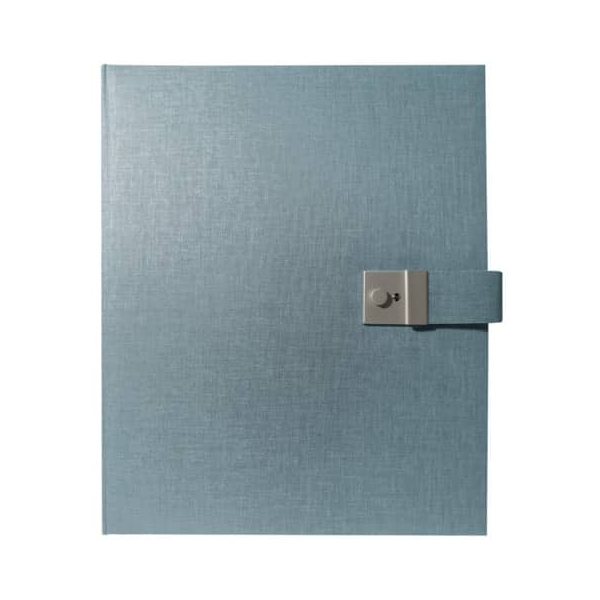 4009835536070 - Dokumentenmappe Summertime Trend - 275 x 34 cm blau grau 4009835536070 GOLDBUCH