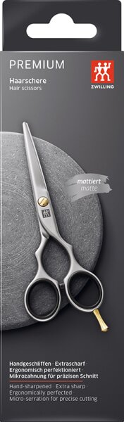 4009839134586 - Twinox Haarschere 140mm Edelstahl mattiert Haarschere