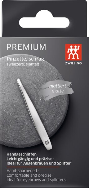 4009839267840 - Zwilling Beauty - Schräge Pinzette - -twinox Tweezers Slanted Packed