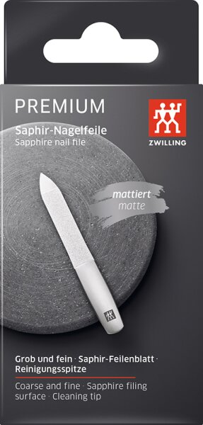 4009839267871 - Zwilling Beauty - Saphir-nagelfeile 90mm - -twinox Sapphire Nail File 90mm Packed
