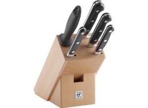 4009839312427 - ZWILLING Professional S Messerblock Kunststoff Holz 6-tlg 6-tlg Beige