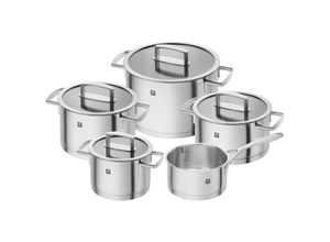 4009839372766 - Kochtopfset Vitality  Edelstahl  Metall  5-teilig  16 cm20 cm16 cm  2 L35 L6 L3 L15 L  Messskala breiter Schüttrand