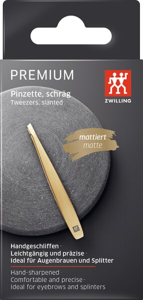 4009839409332 - Zwilling Beauty - Twinox® Schräge Pinzette - -twinox Slanted Tweezers Gold 4009839409332 - Zwilling Beauty - Twinox® Schräge Pinzette - -twinox Slanted Tweezers Gold