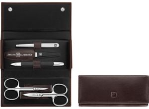 4009839426148 - ZWILLING Druckknopf-Etui Maniküre Set 5-tlg braun