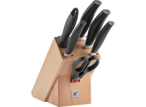 4009839669538 - Messerblock Five Star  Schwarz  Metall  7-teilig  Kochen Küchenmesser Messersets