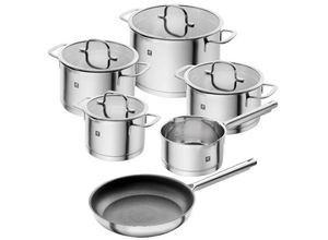 4009839671784 - Kochtopfset TrueFlow  Edelstahl  Metall  6-teilig  16 cm20 cm16 cm  rund  Messskala rostfrei Abgießfunktion  Kochen Töpfe